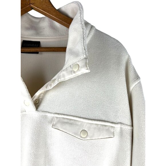 32 Degrees Women's Soft Fleece Button Snap Sweatshirt Pullover Top, Size 3X - Picture 9 of 14